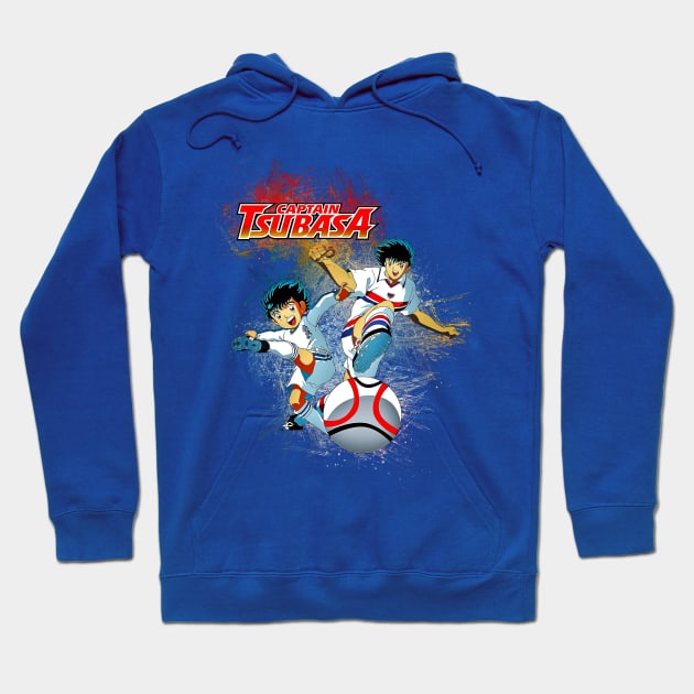 Captain Tsubasa Popart Hoodie by masnono